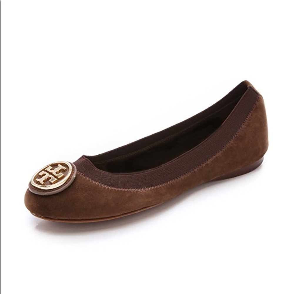 Tory Burch Caroline Flats - Dark Brown
